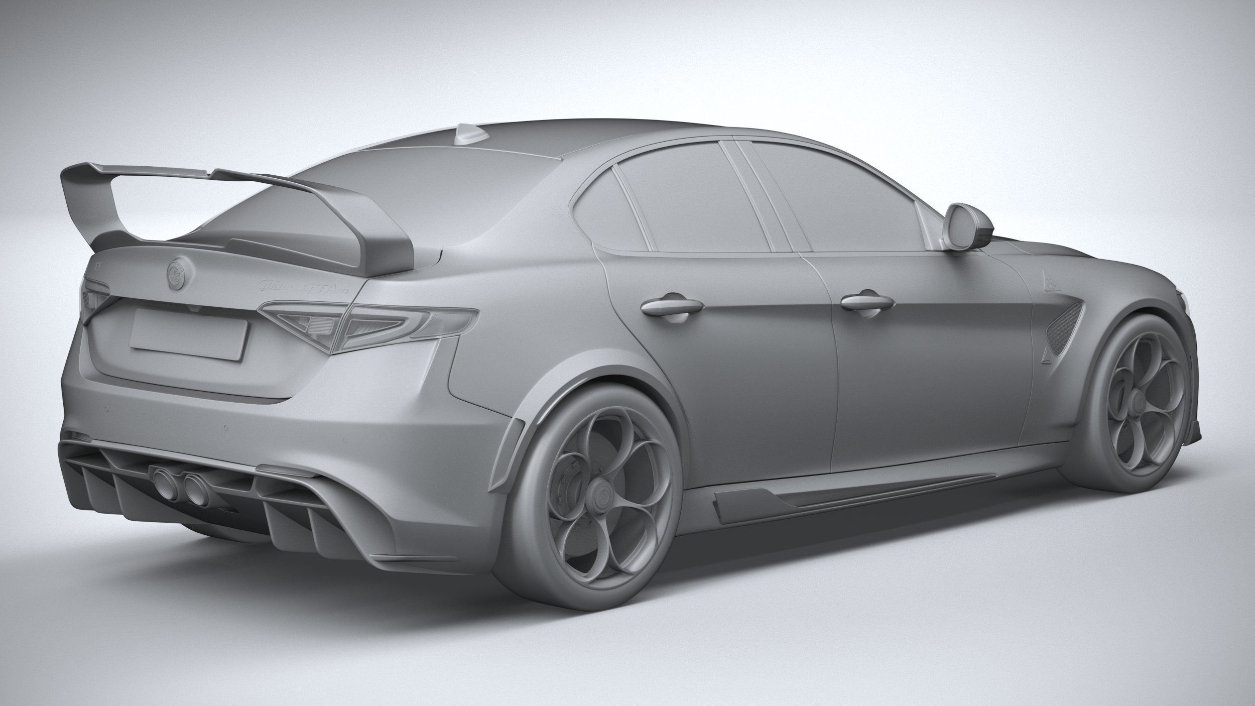 Alfa Romeo Giulia GTAm 2021 3D model_23