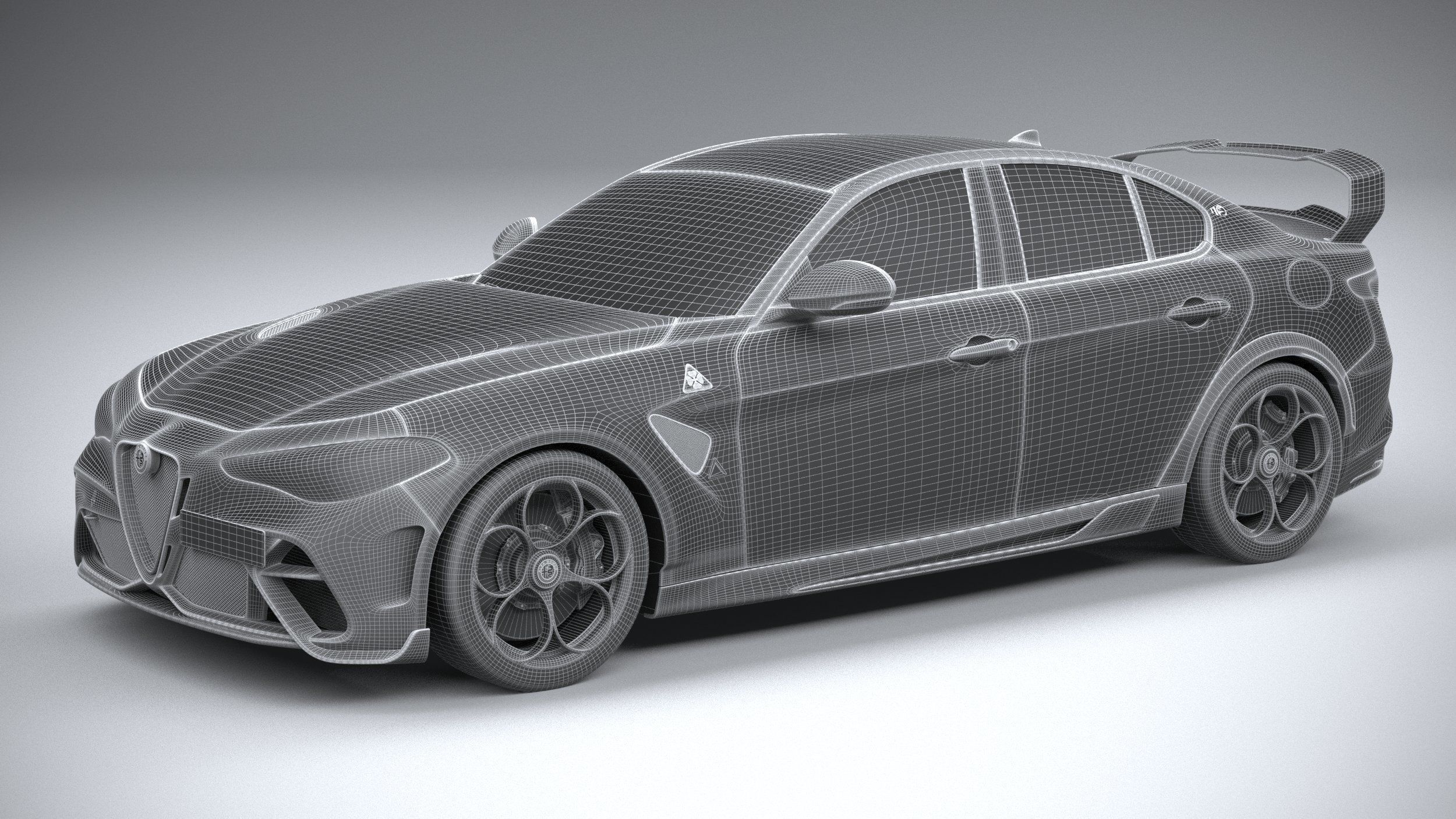 Alfa Romeo Giulia GTAm 2021 3D model_24