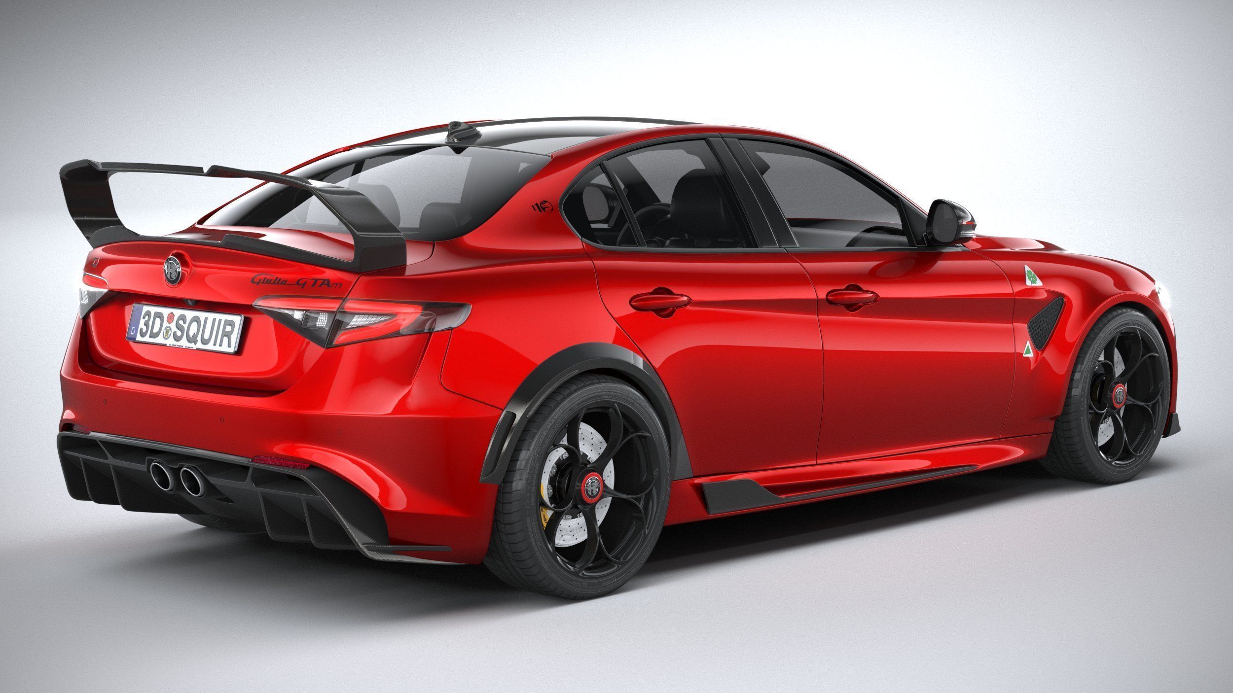 Alfa Romeo Giulia GTAm 2021 3D model_15