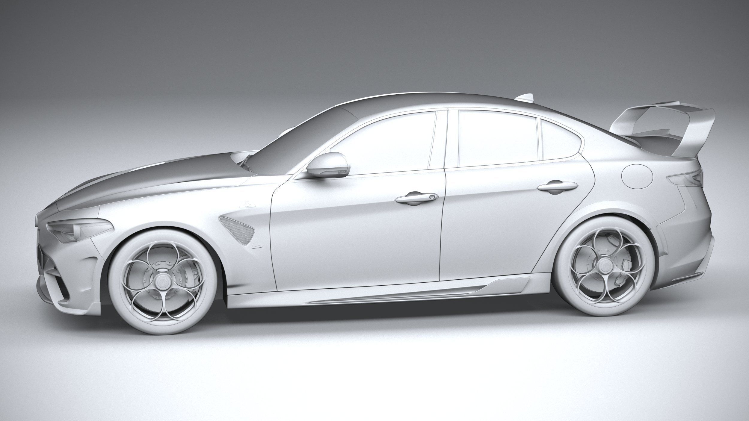 Alfa Romeo Giulia GTAm 2021 3D model_20
