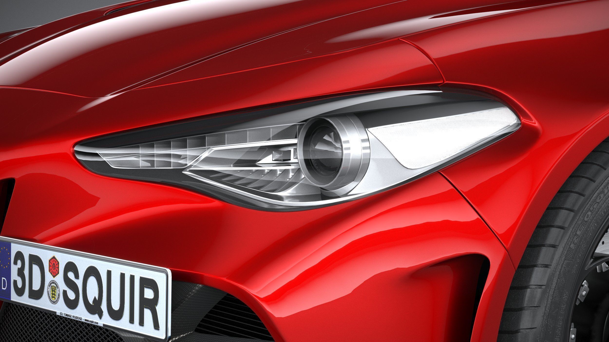 Alfa Romeo Giulia GTAm 2021 3D model_12