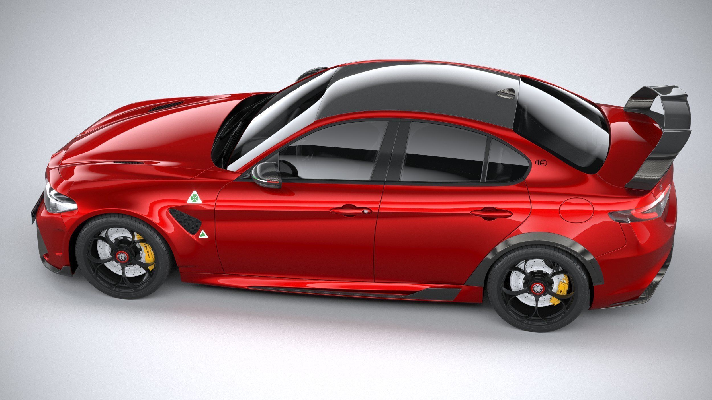 Alfa Romeo Giulia GTAm 2021 3D model_7
