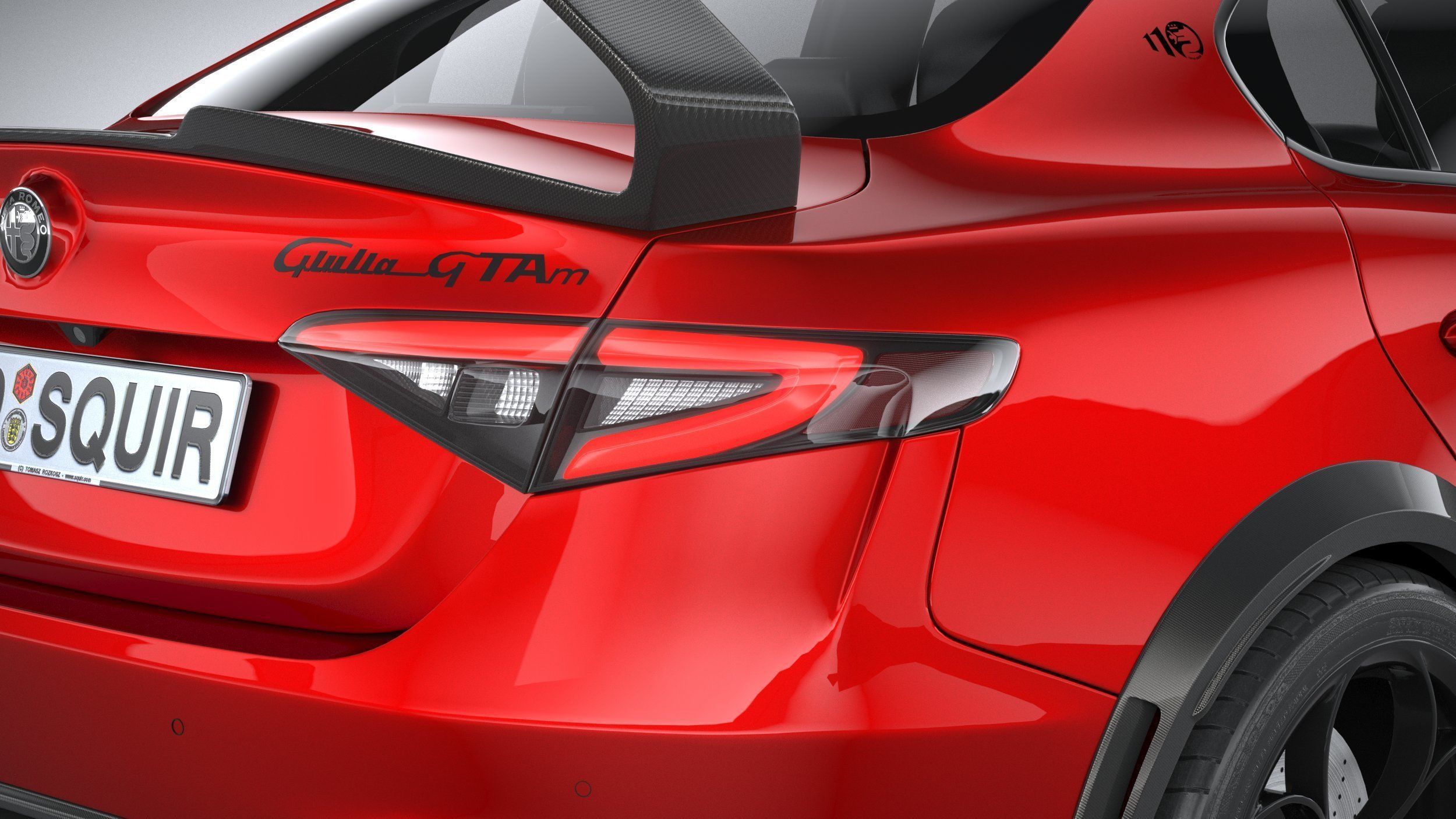 Alfa Romeo Giulia GTAm 2021 3D model_16