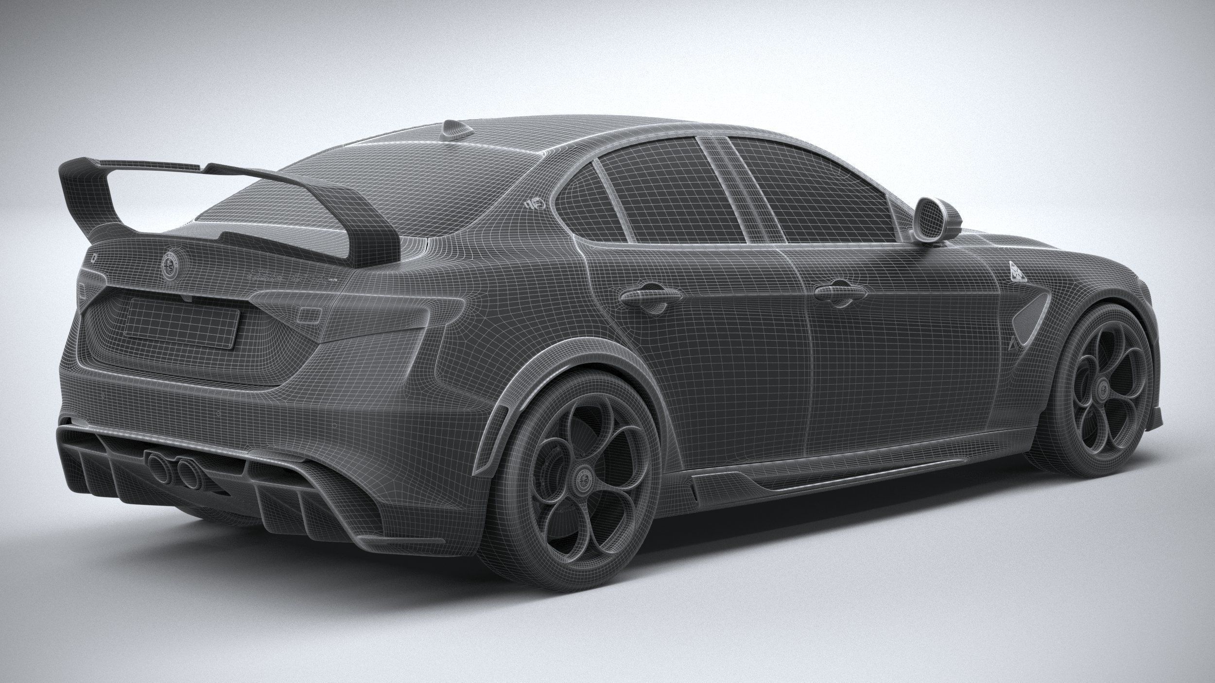 Alfa Romeo Giulia GTAm 2021 3D model_25