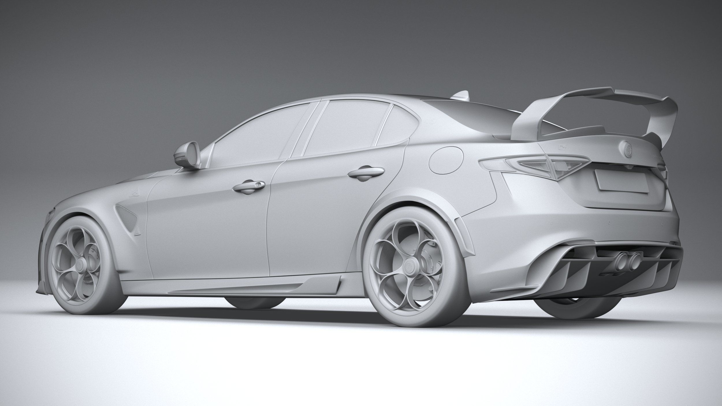 Alfa Romeo Giulia GTAm 2021 3D model_19