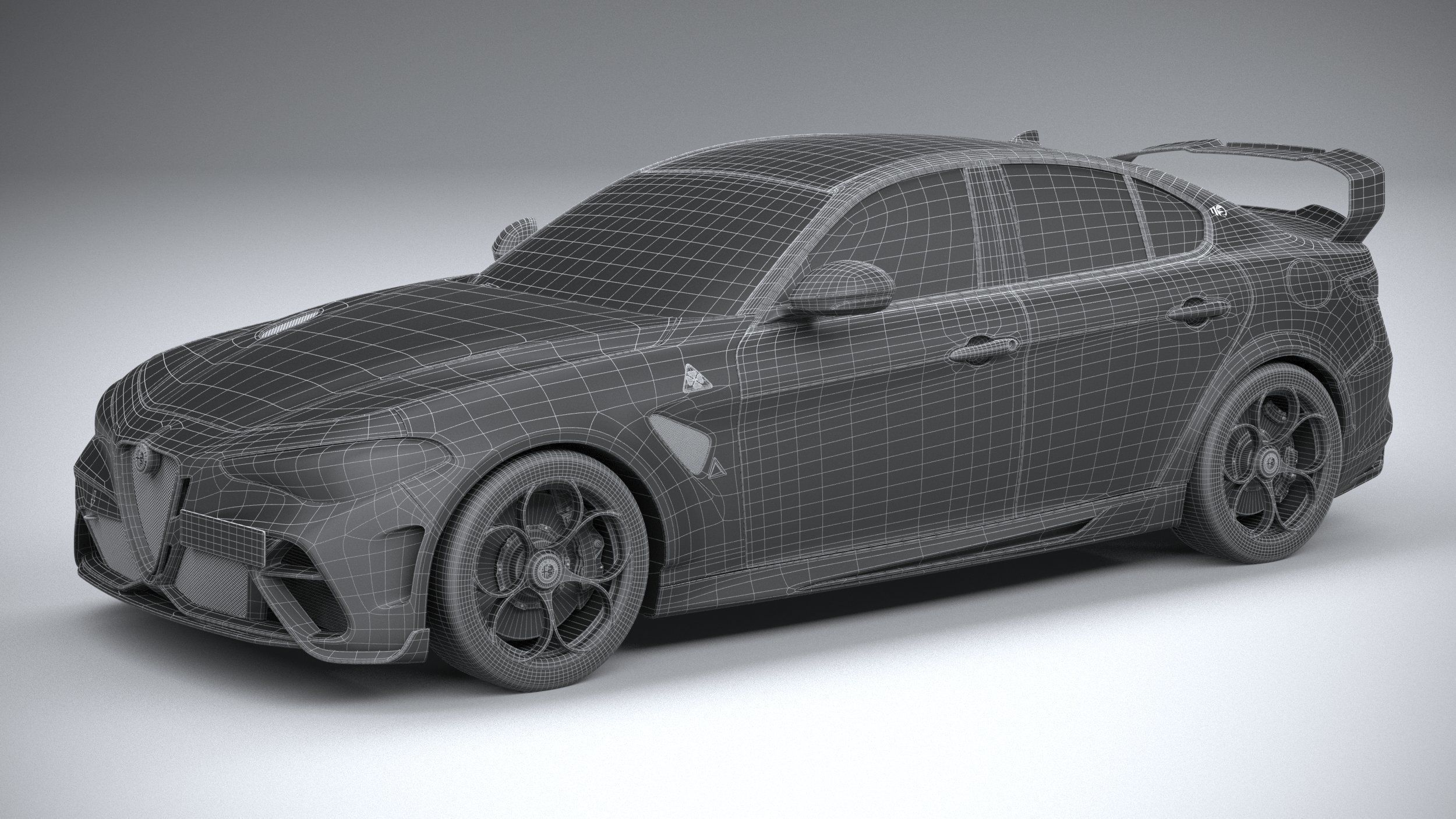 Alfa Romeo Giulia GTAm 2021 3D model_26