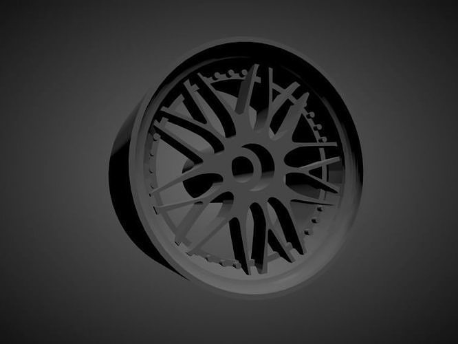 Leon Hardiritt Bugel rims with Brakes and tires for Hot Wheels  3D print model