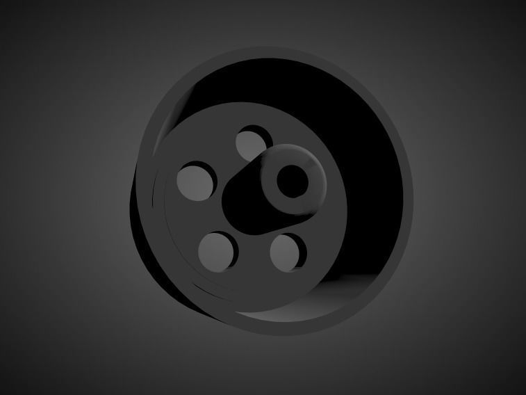 HRE 454 rims with Brakes and tires for Hot Wheels 3D print model_1