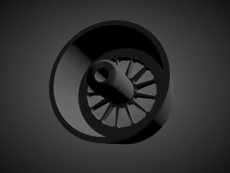 HRE 303 rims with Brakes and tires for Hot Wheels 3D print model_1