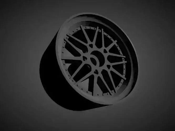 Forgiato Maglia rims with Brakes and tires for Hot Wheels  3D print model