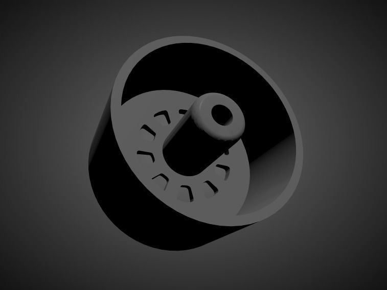 Forgiato FV4 rims with Brakes and tires for Hot Wheels 3D print model_1