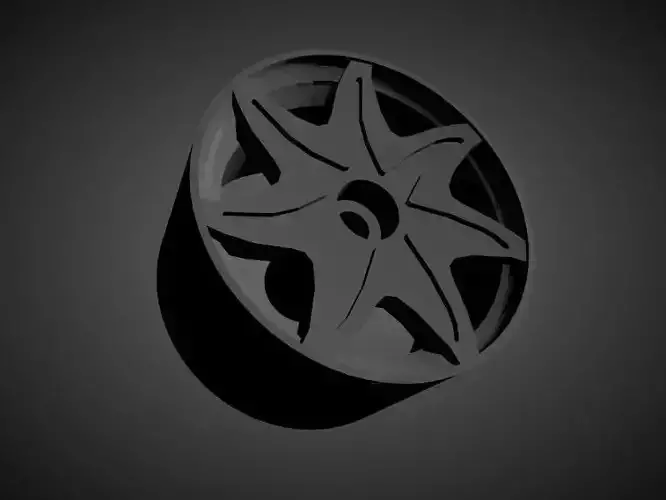 Forgiato Fiorito rims with Brakes and tires for Hot Wheels