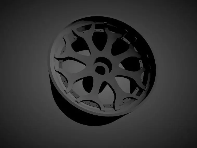 Forgiato Capolavaro rims with Brakes and tires for Hot Wheels 3D print model_0