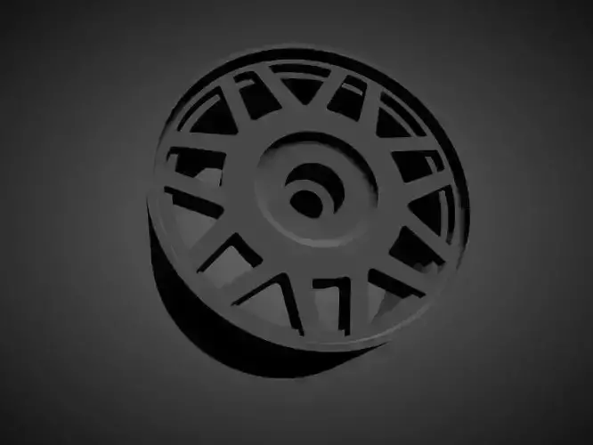 Fifteen52 Snowflake rims with Brakes and tires for Hot Wheels 3D print model