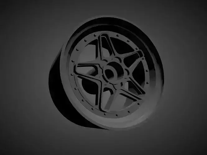 Fifteen52 Penta rims with Brakes and tires for Hot Wheels 3D print model