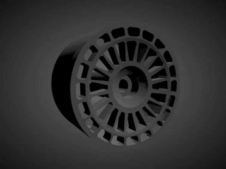 Fifteen52 Integrale rims with Brakes and tires for Hot Wheels 3D print model_0