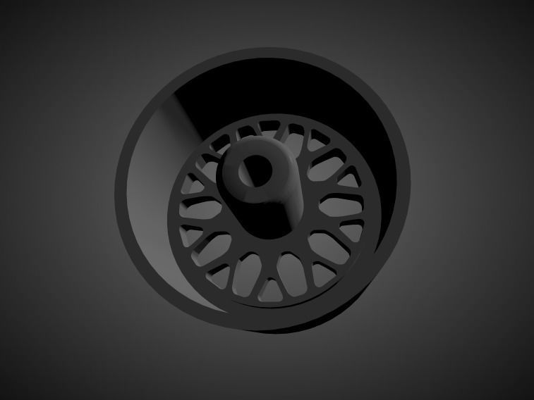 Fifteen52 Formula TR rims with Brakes and tires for Hot Wheels 3D print model_1