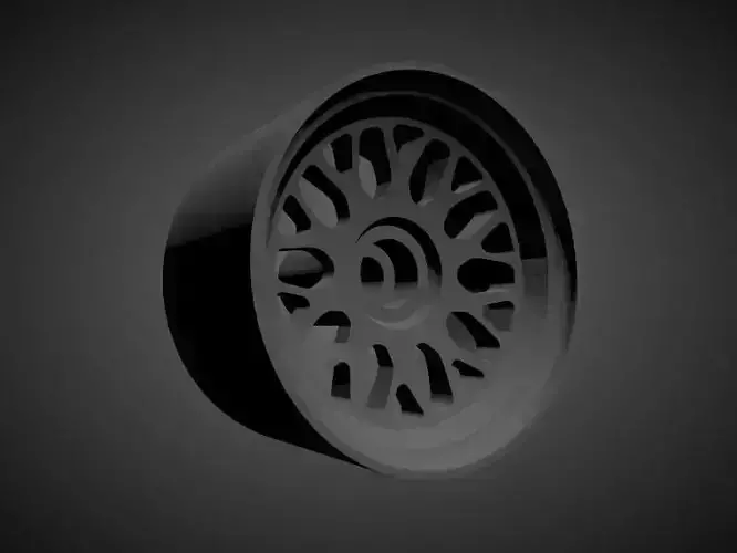 Fifteen52 Formula TR rims with Brakes and tires for Hot Wheels 3D print model