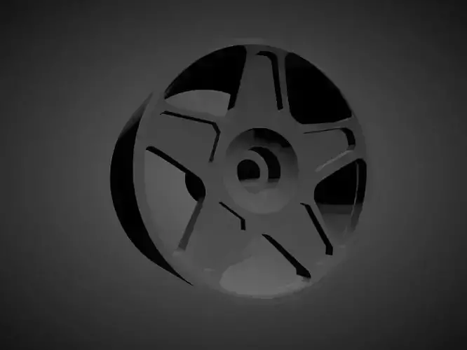 Fifteen52 F40  rims with Brakes and tires for Hot Wheels 3D print model