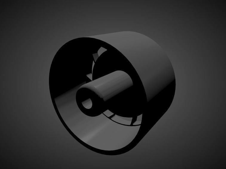 Corvette C4 rims with Brakes and tires for Hot Wheels 3D print model_1