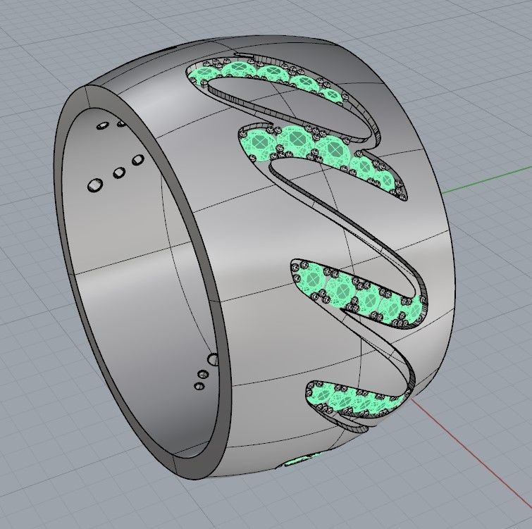 Ring te amo 3D print model_5