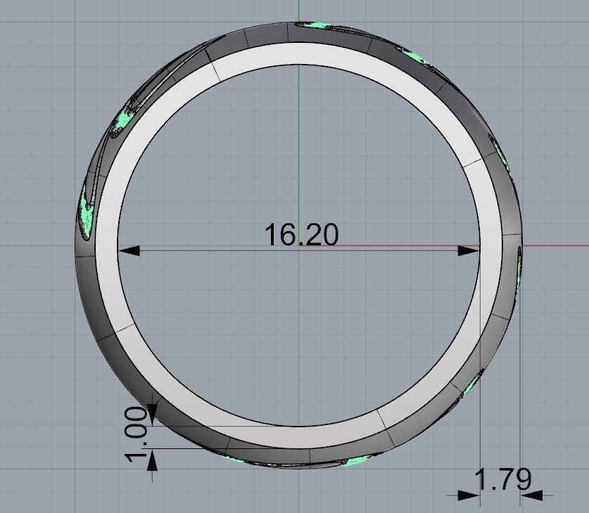 Ring te amo 3D print model_8