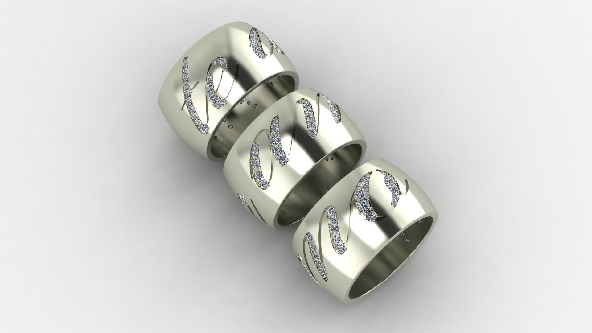 Ring te amo 3D print model_1
