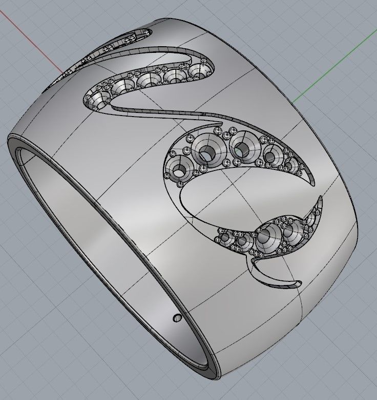 Ring te amo 3D print model_3