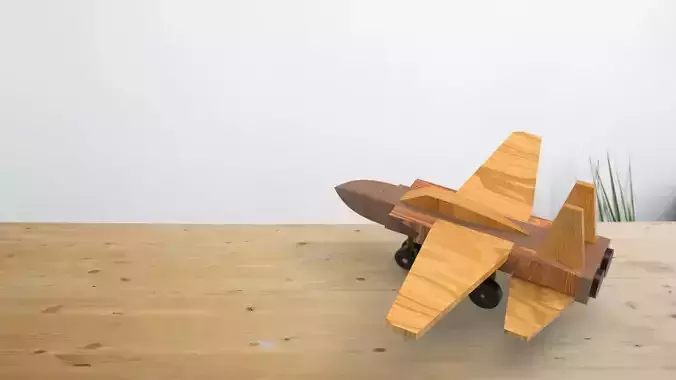 Wooden Jet Fighter
