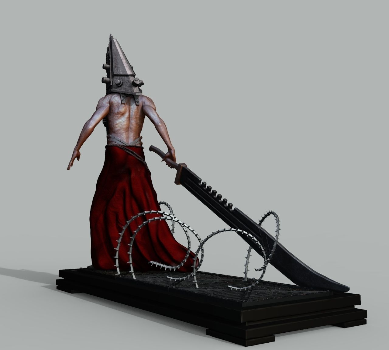 Pyramid Head 3D print model_23
