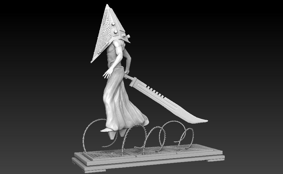Pyramid Head 3D print model_40