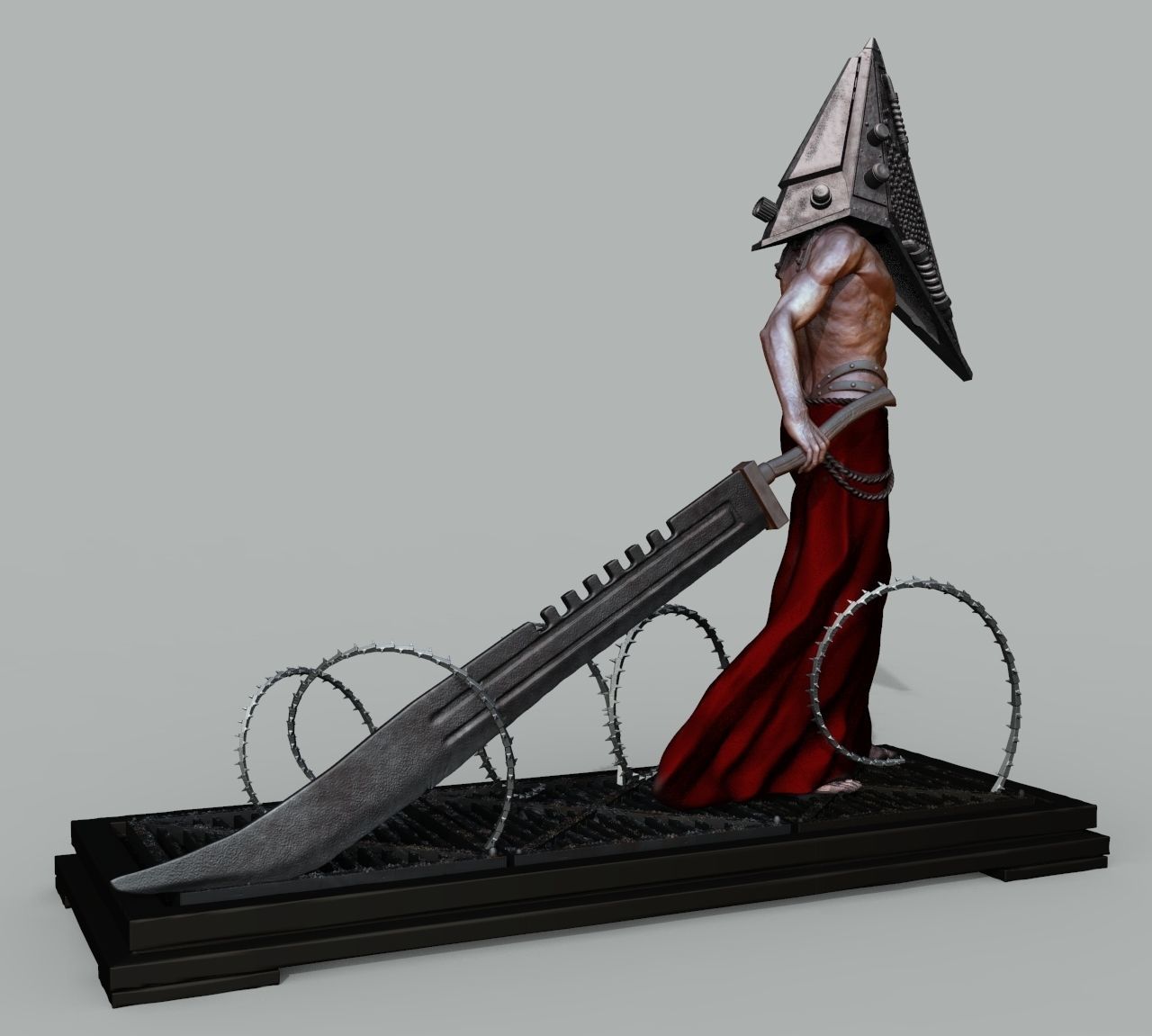 Pyramid Head 3D print model_22