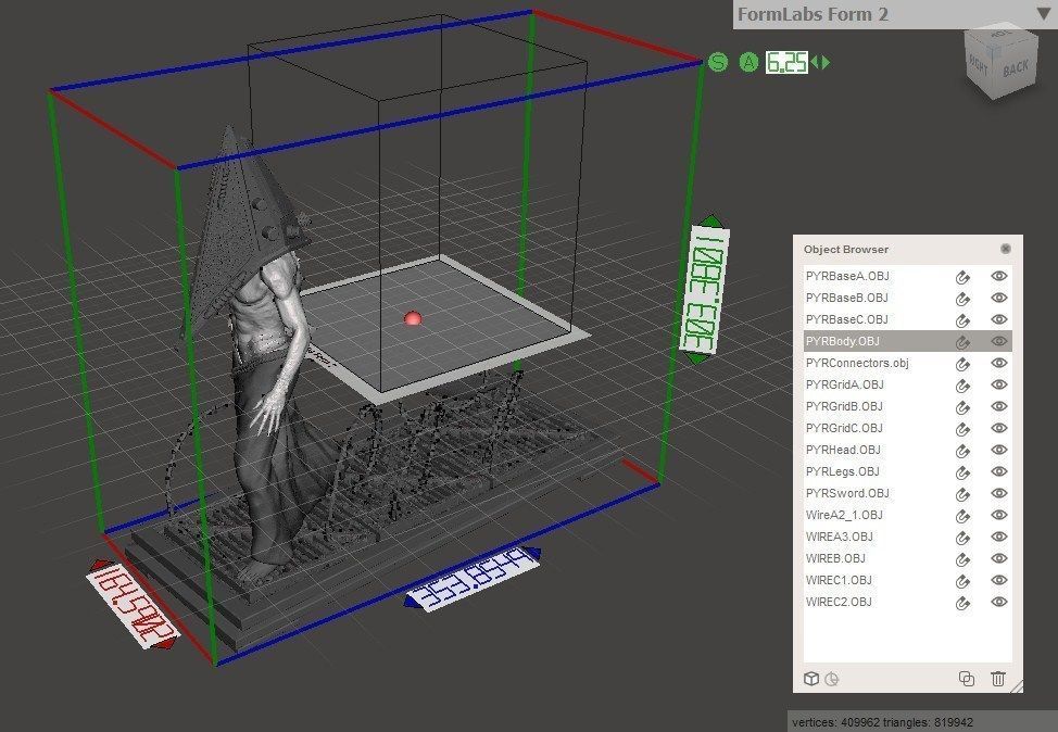 Pyramid Head 3D print model_37