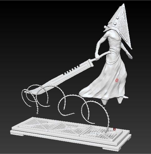 Pyramid Head 3D print model_41