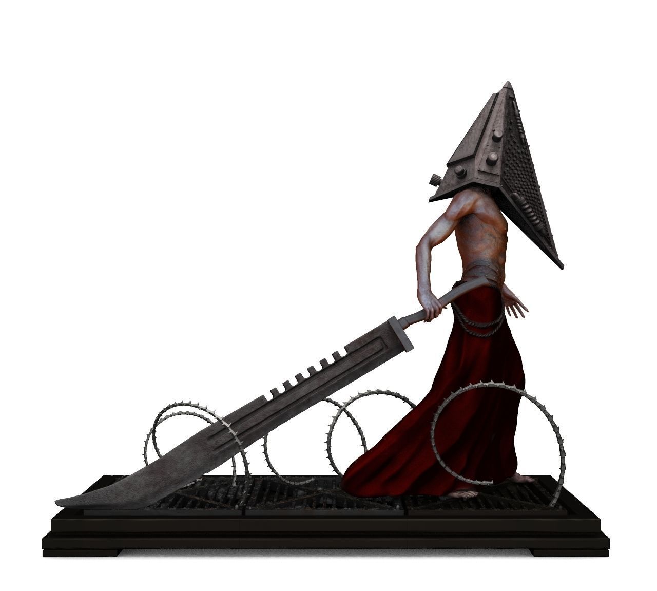 Pyramid Head 3D print model_7