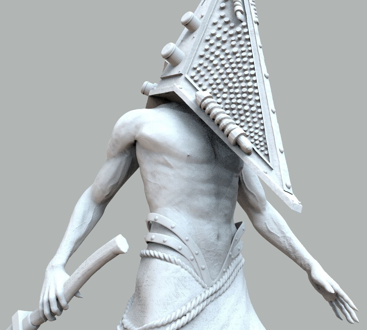 Pyramid Head 3D print model_18