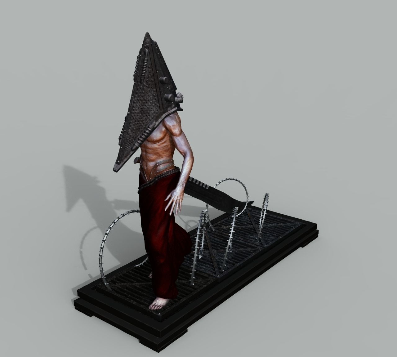 Pyramid Head 3D print model_3