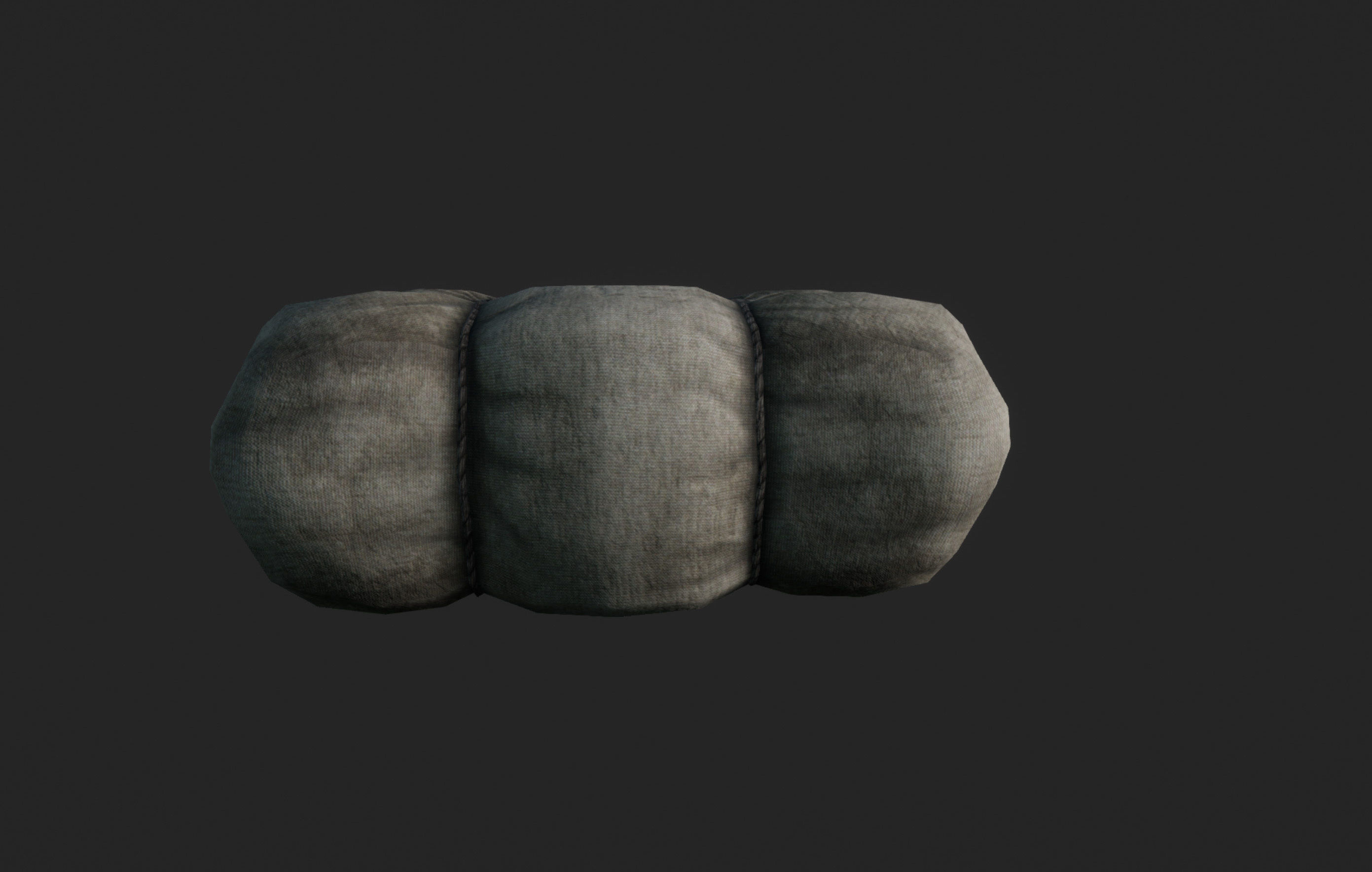 Old Package Free low-poly 3D model_5