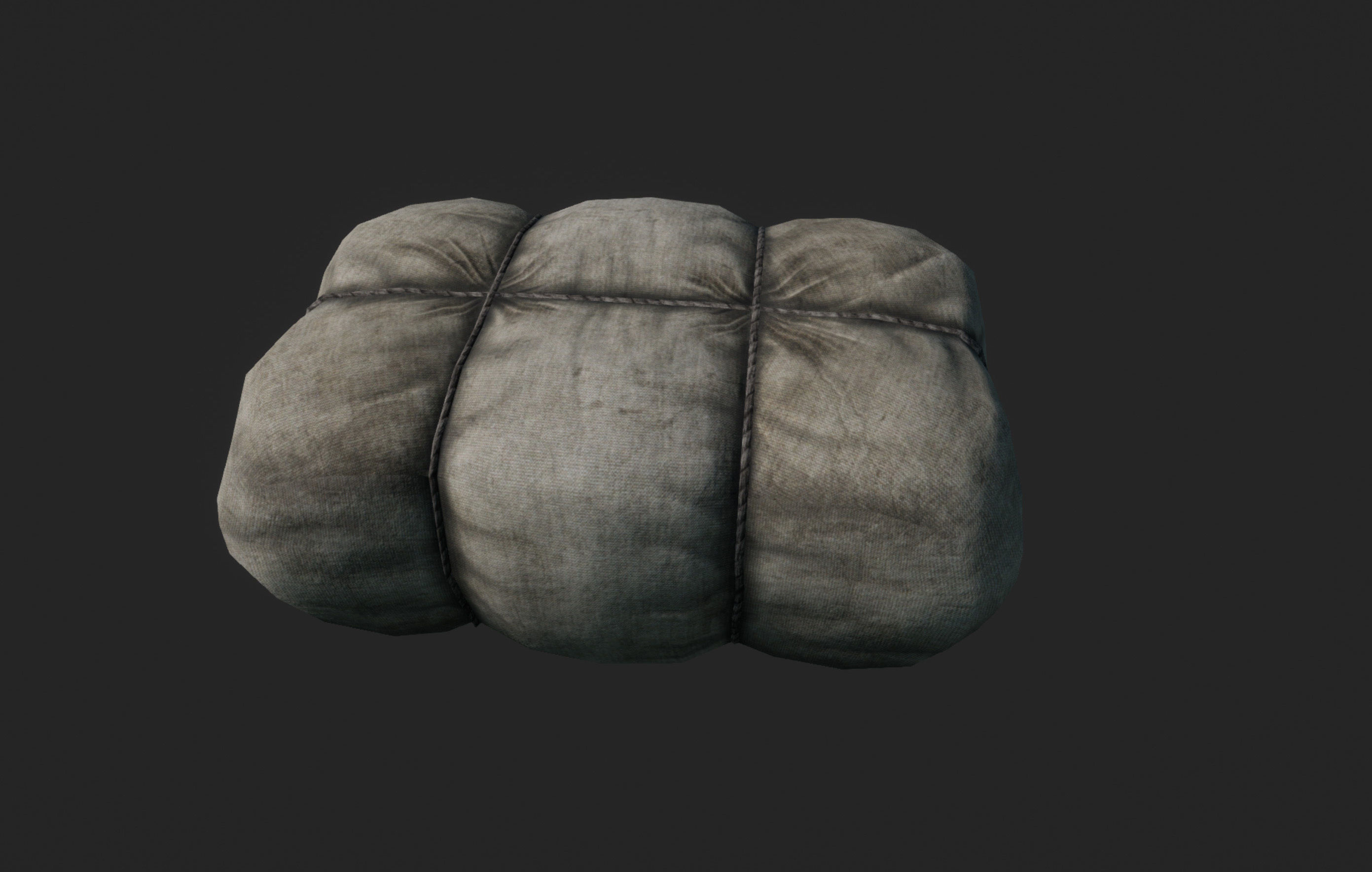 Old Package Free low-poly 3D model_7