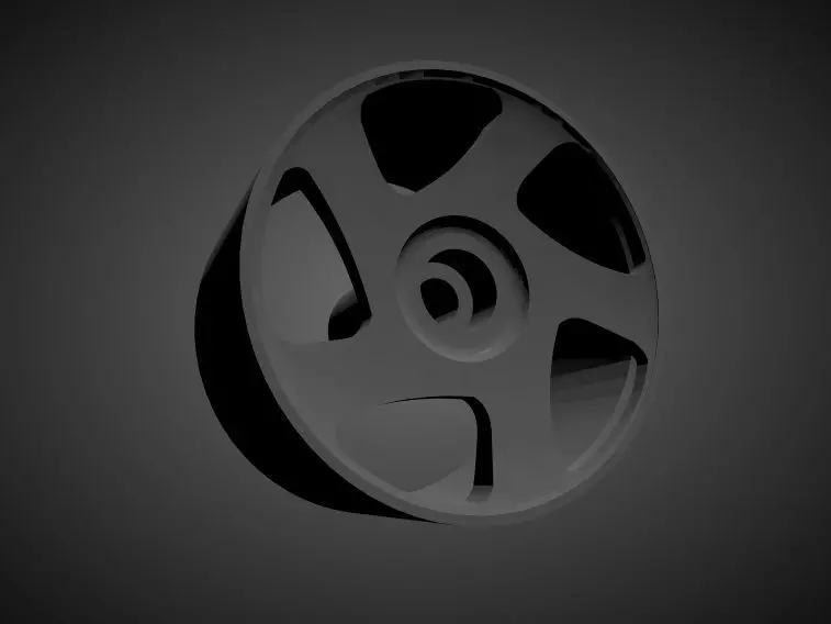 Rotiform TMB Monoblock rims with Brakes and tires for Hot Wheels 3D print model_0