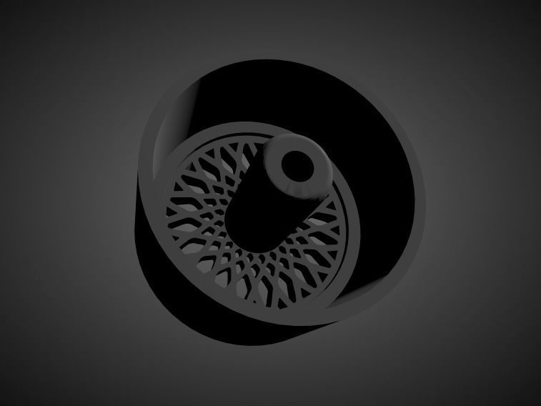 Rotiform LHR rims with Brakes and tires for Hot Wheels 3D print model_1