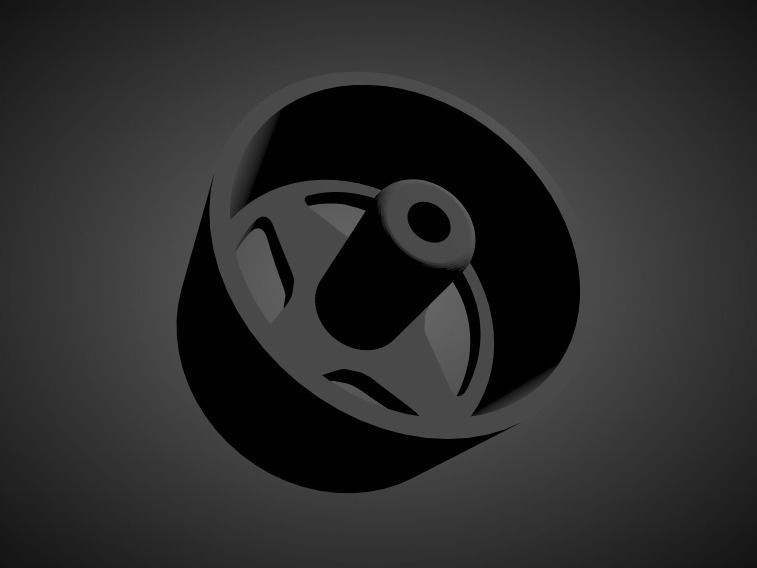 Rotiform GTB rims with Brakes and tires for Hot Wheels 3D print model_1