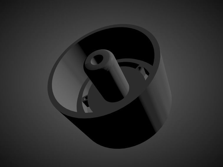 Rotiform CHD-T rims with Brakes and tires for Hot Wheels 3D print model_1