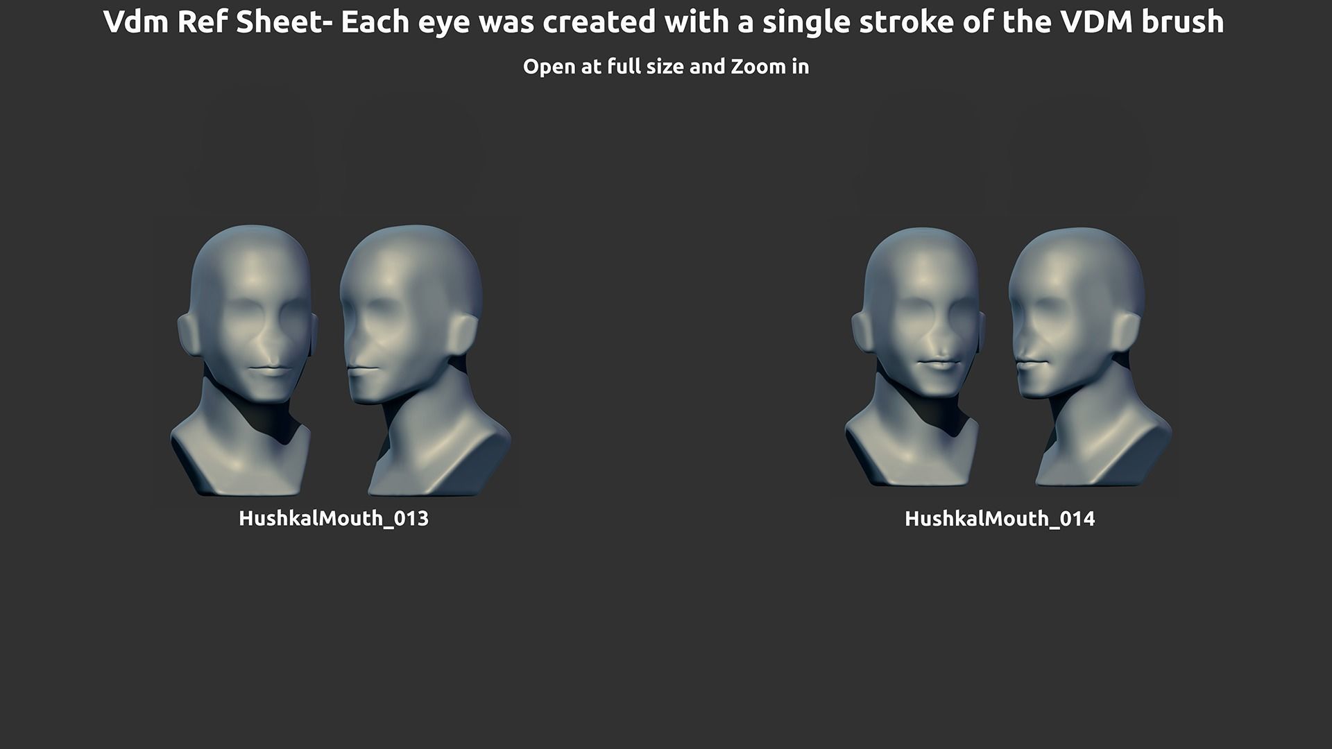 Zbrush - Mouth - VDM Brushes 3D model_5