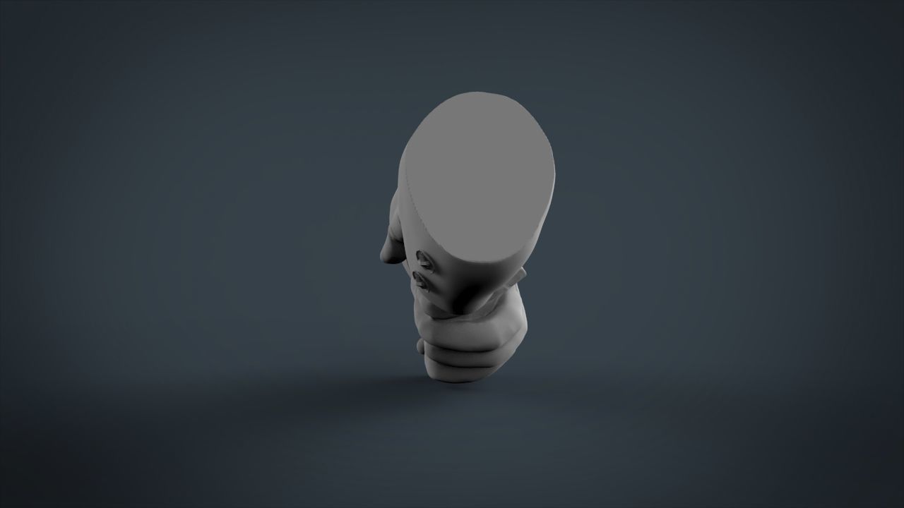 Shake hands  3D print model_1