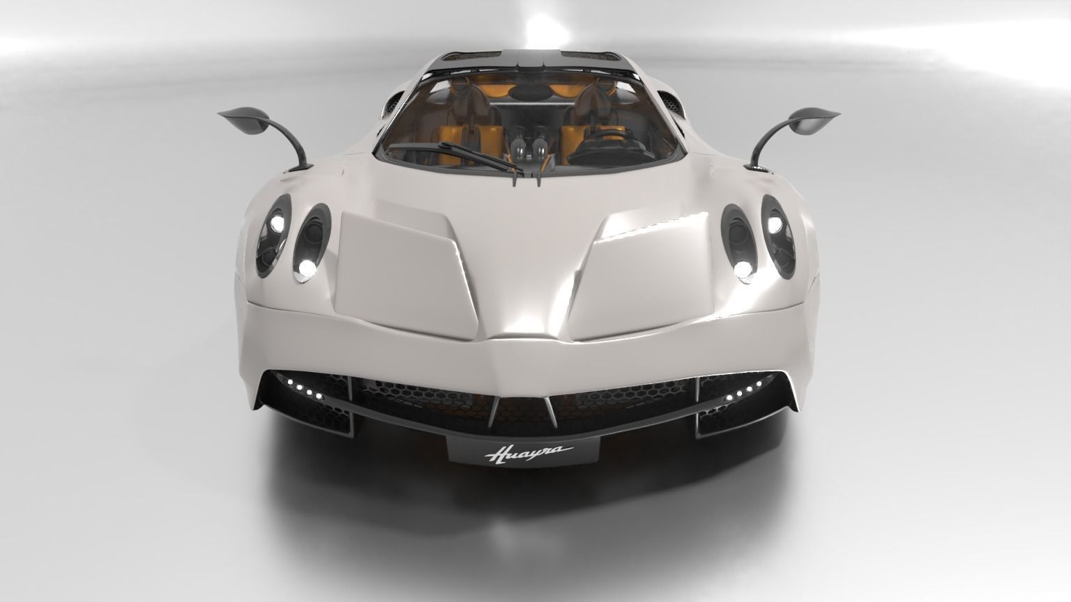 Pagani Huayra 3D model_6