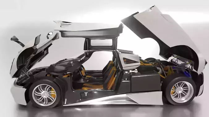 Pagani Huayra 3D model Pagani Huayra 3D model