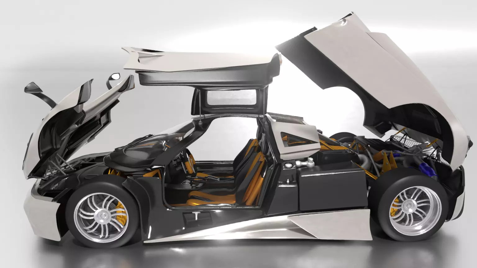 Pagani Huayra 3D model_0