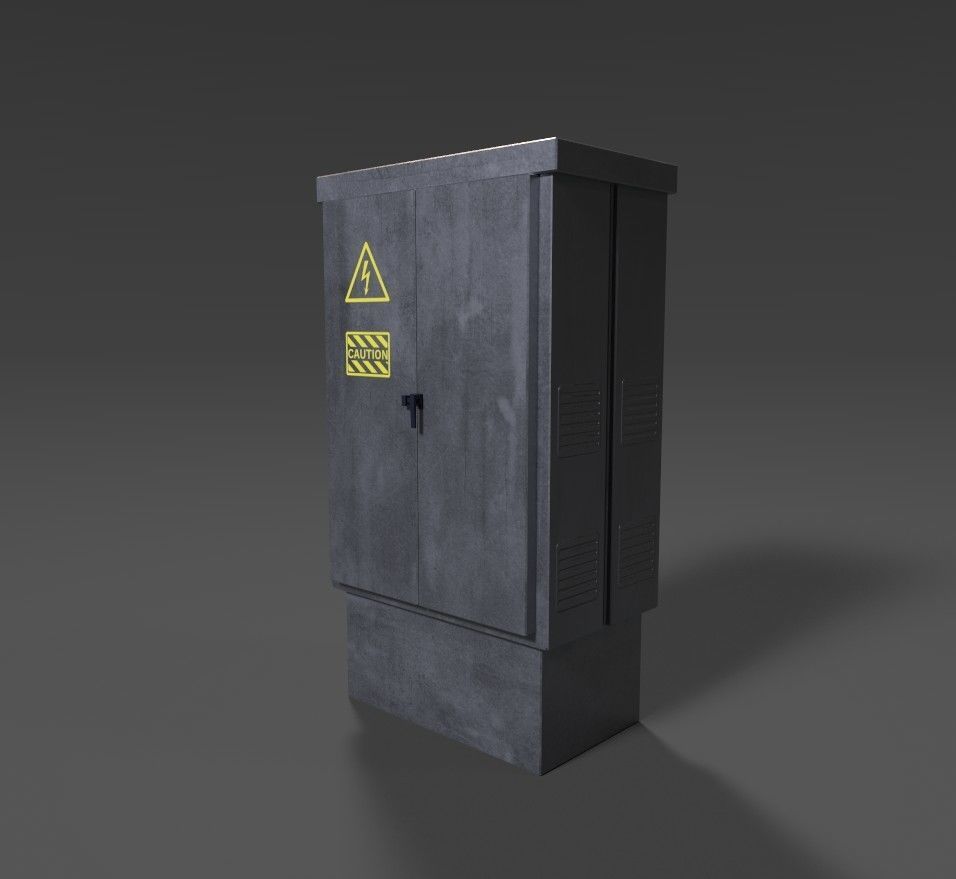 Street GameReady PBR Props- LowPoly AR 3D Model Collection_7