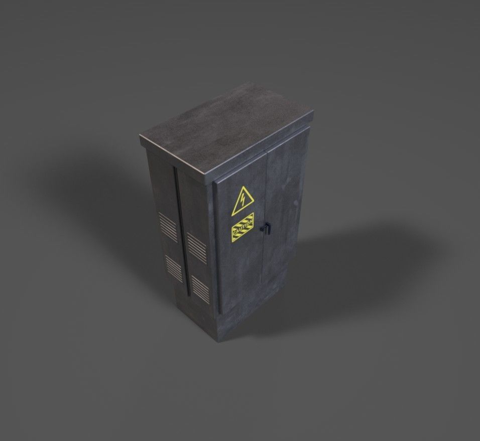 Street GameReady PBR Props- LowPoly AR 3D Model Collection_9